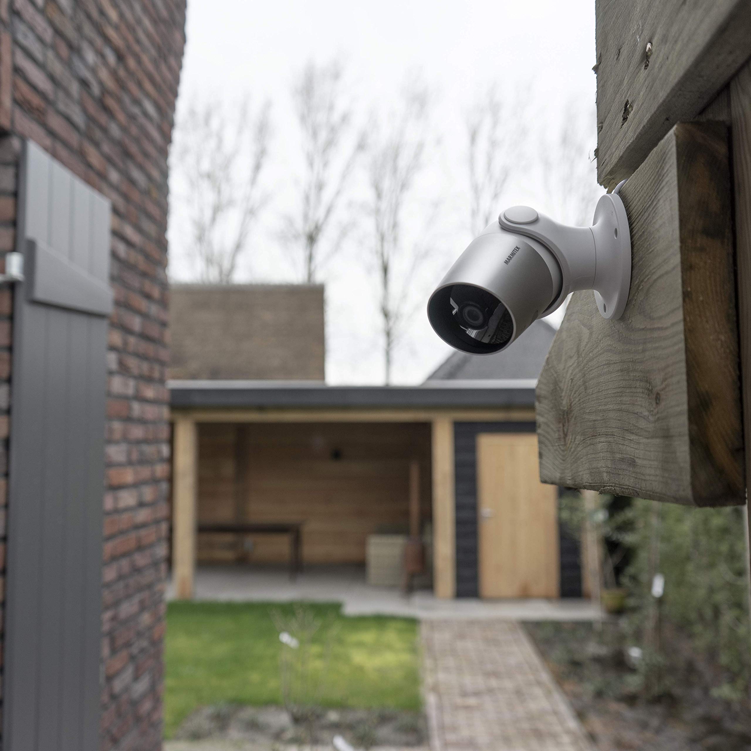 Videocamera Sorveglianza Esterno Wifi - Marmitek View MO - Full HD 1080p - Rilevamento del movimento - Istantanea - Audio bidirezionale - Visione notturna - IP65 - CCTV