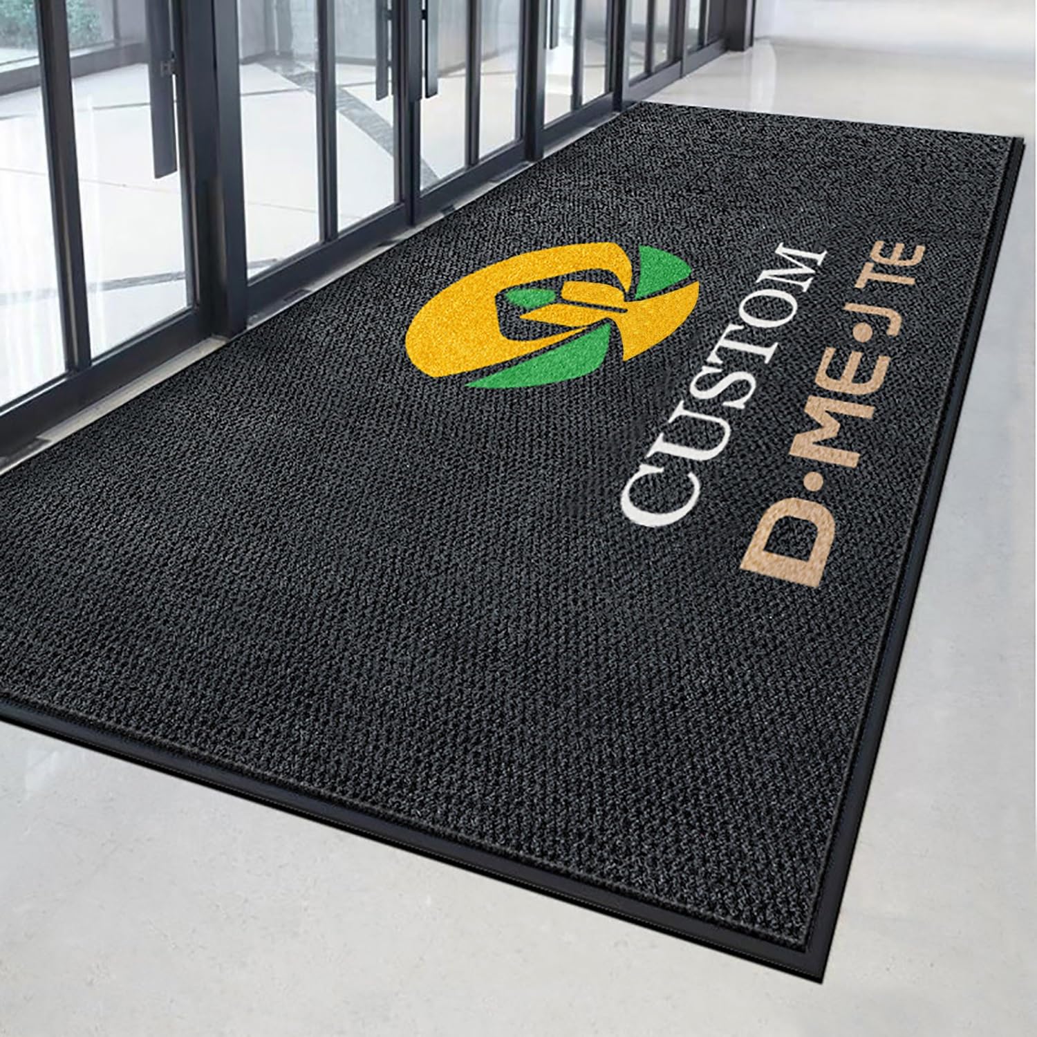 HARVEST HOUSE Custom Commercial Rug for Business, Personalized Logo/Text/Color/Size/Pattern Front Door Floor Entrance Carpet Welcome Doormat for Business Decor Area Rug