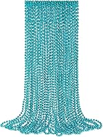 Vista 46 de YAXINRUI 30 piezas cuentas de Mardi Gras, collares de cuentas para fiesta de Mardi Gras, Navidad, San Patricio, regalos de fiesta, accesorios de 10