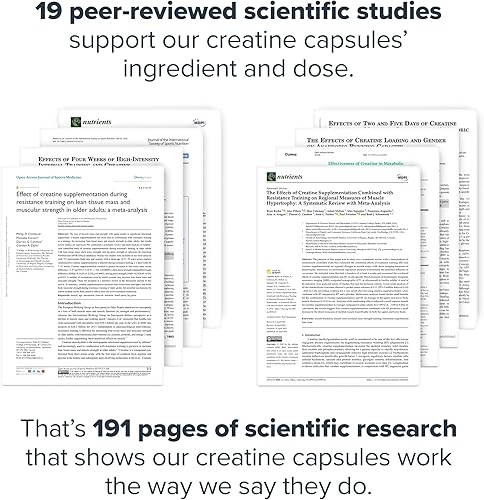 Vista 18 de LEGION Suplemento de monohidrato de creatina micronizada, polvo de creatina limpia para ganancia muscular y recuperación después del entrenamiento