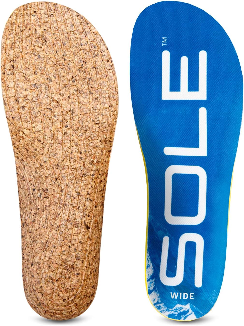 SOLE Performance Thick Wide Plantar Fasciitis Insoles, Men
