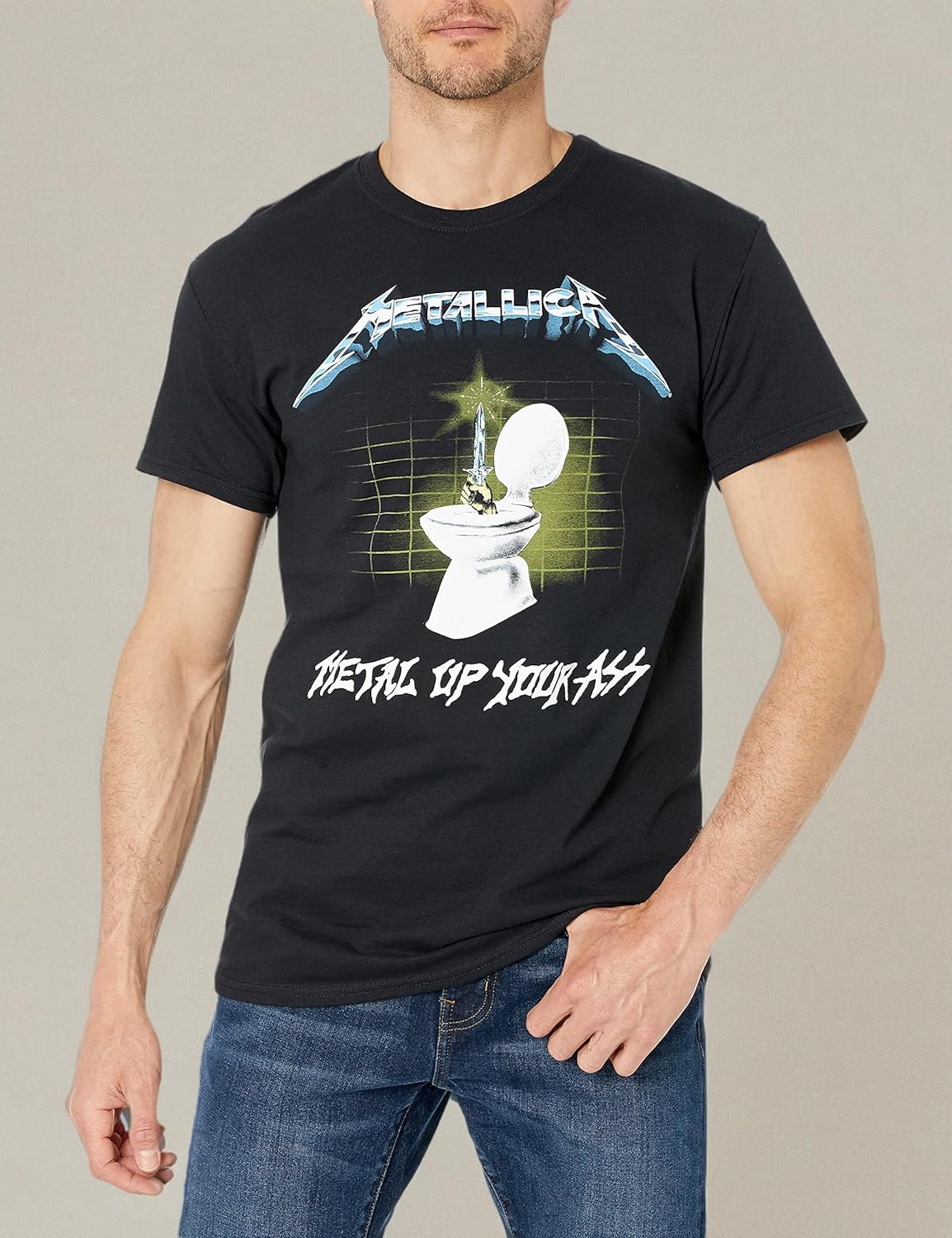 Metallica Mens Metallica Metal Up T-Shirt - Image 3