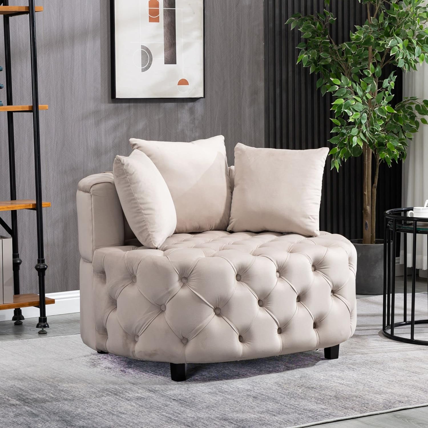 Bocarali Accent Chair for Living Room, 40.6''W Upholstered