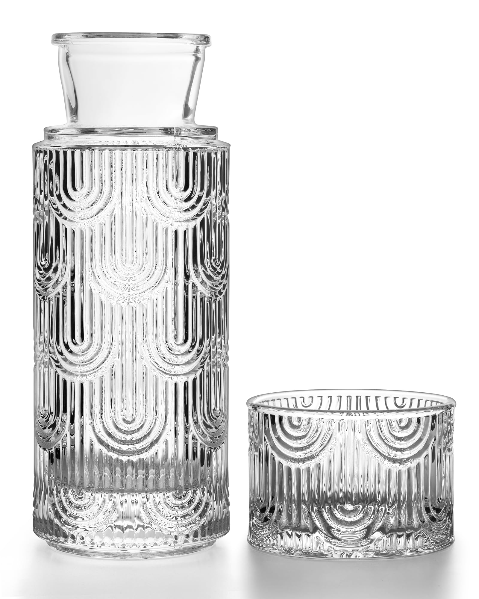 Bedside Water Carafe and Glass Set
