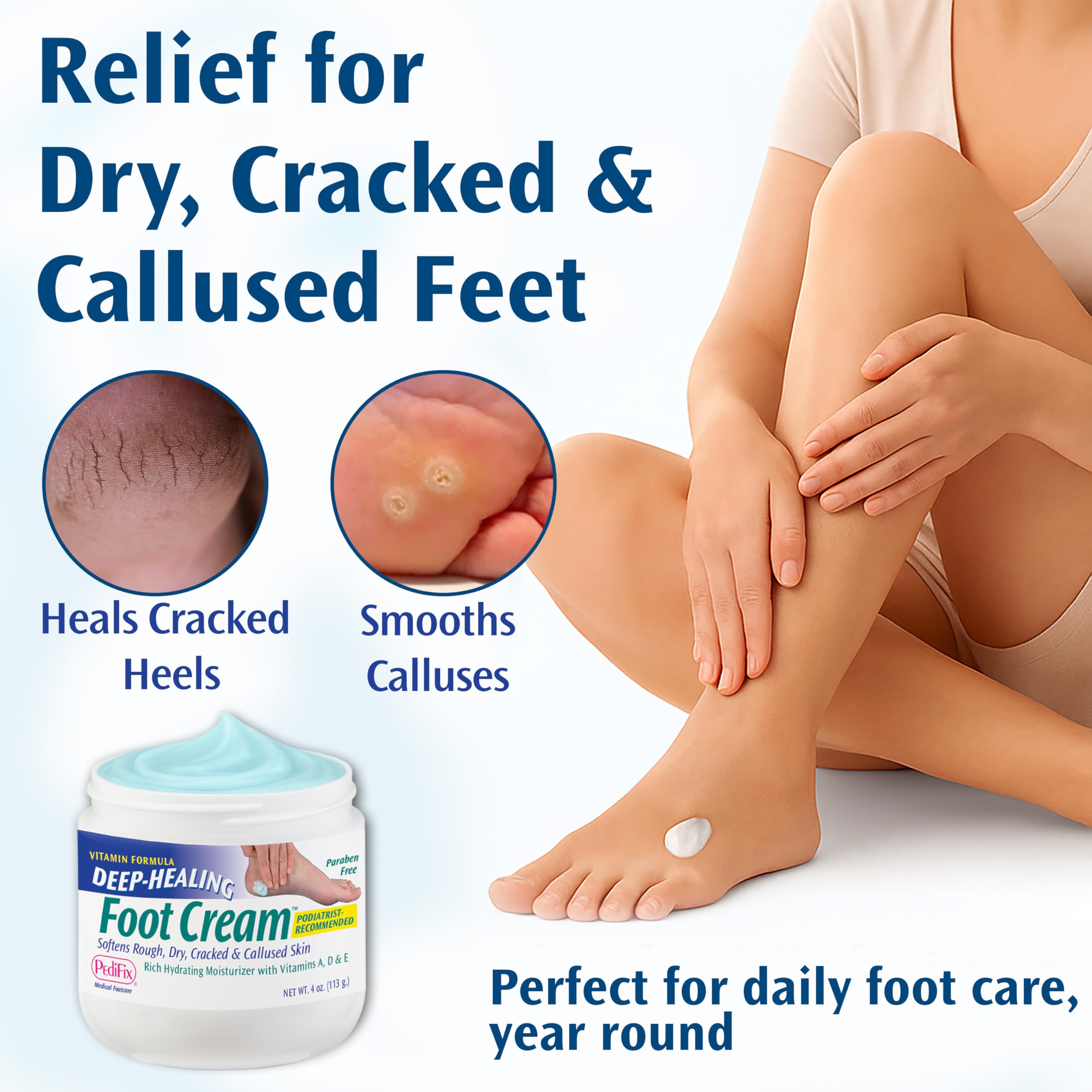 Amazon.com : PediFix Deep-Healing Foot Cream 4 oz – Moisturizing