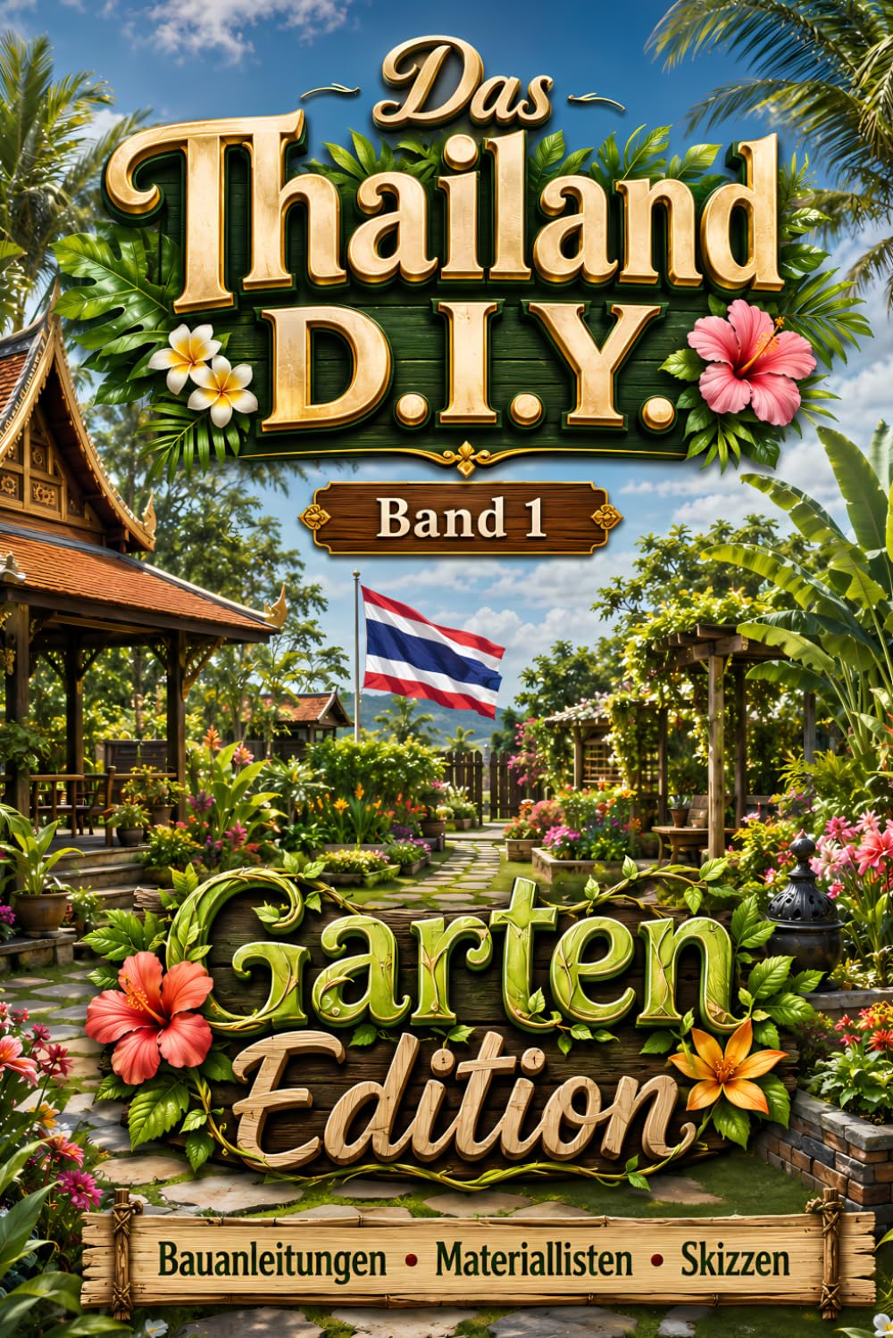 Das Thailand D.I.Y. - Garten Edition: Praktische Bauanleitungen für Selbstversorgung in Thailand | Tropischer Gemüseanbau, Hochbeete, Thai-Kräuter, ... und natürliche Schädlingskontrolle