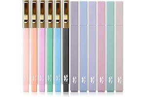Pastel Perfect Study Gifts: Mr. Pen's 12-Pack No Bleed Highlighters