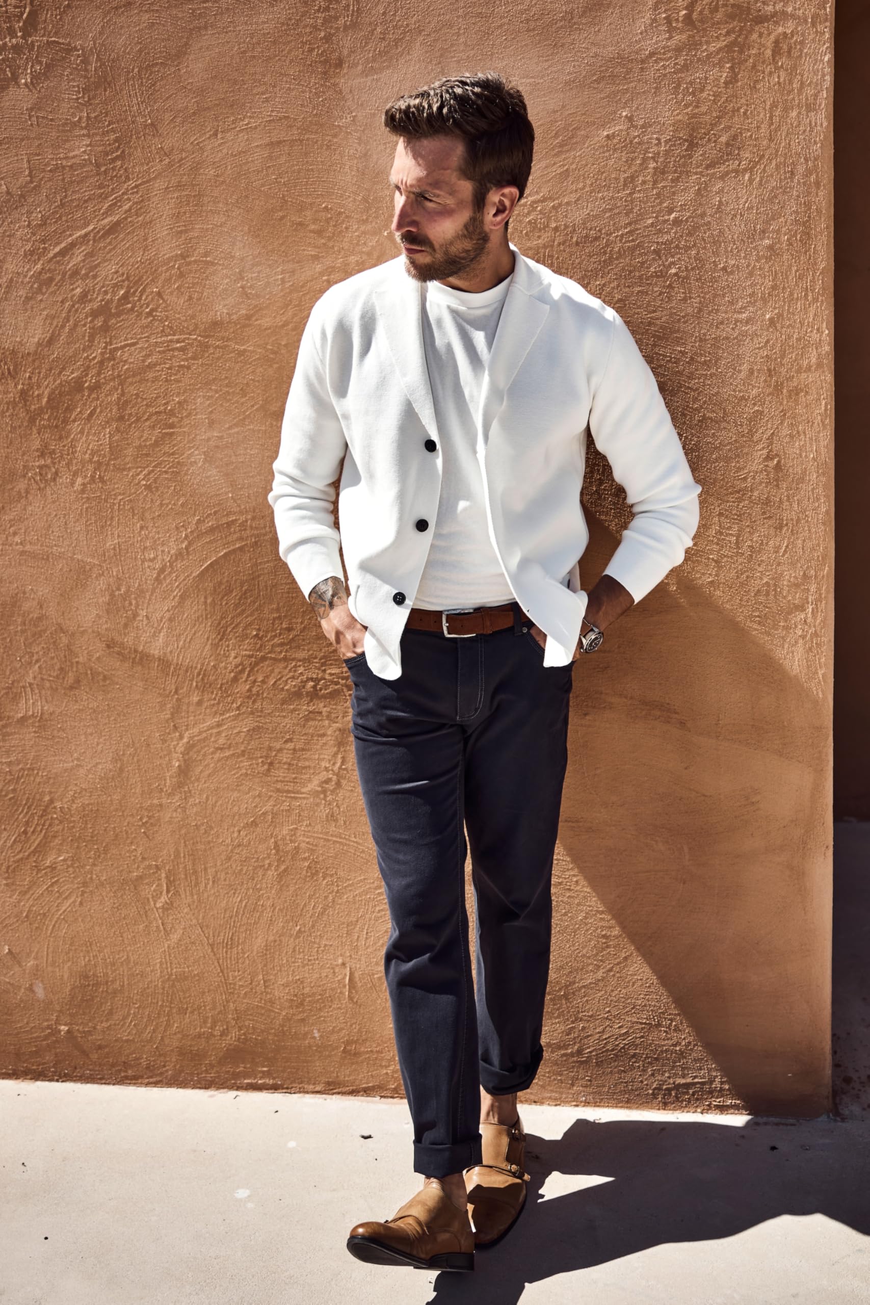 JP 1880 Herren große Größen Übergrößen Menswear L-8XL 5-Pocket Hose, elastischer Bund, Regular Fit 717157