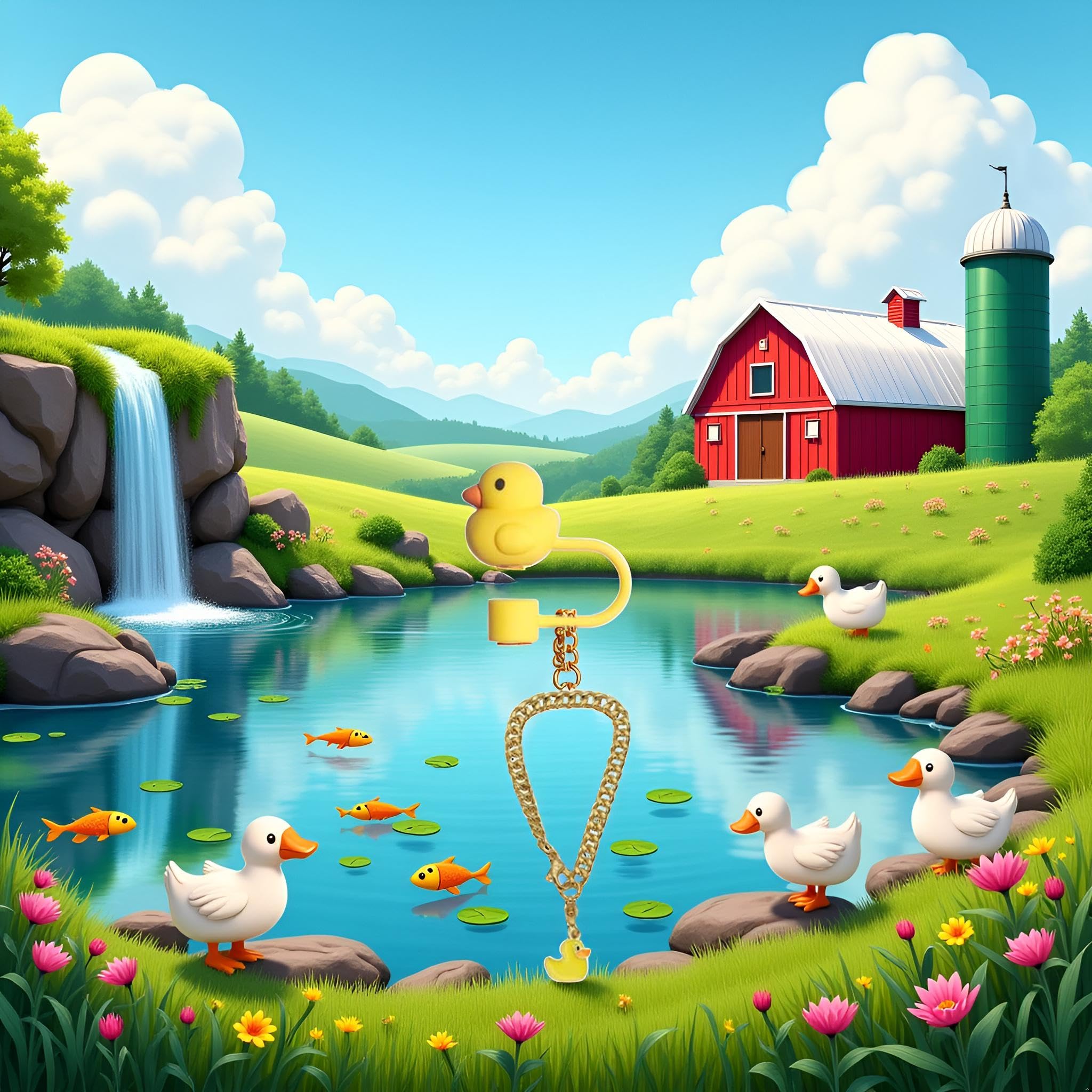 Penguin Straw Covers For Stanley Cups - Food Grade Silicone Dust Caps For 30 & 40 Oz Tumblers