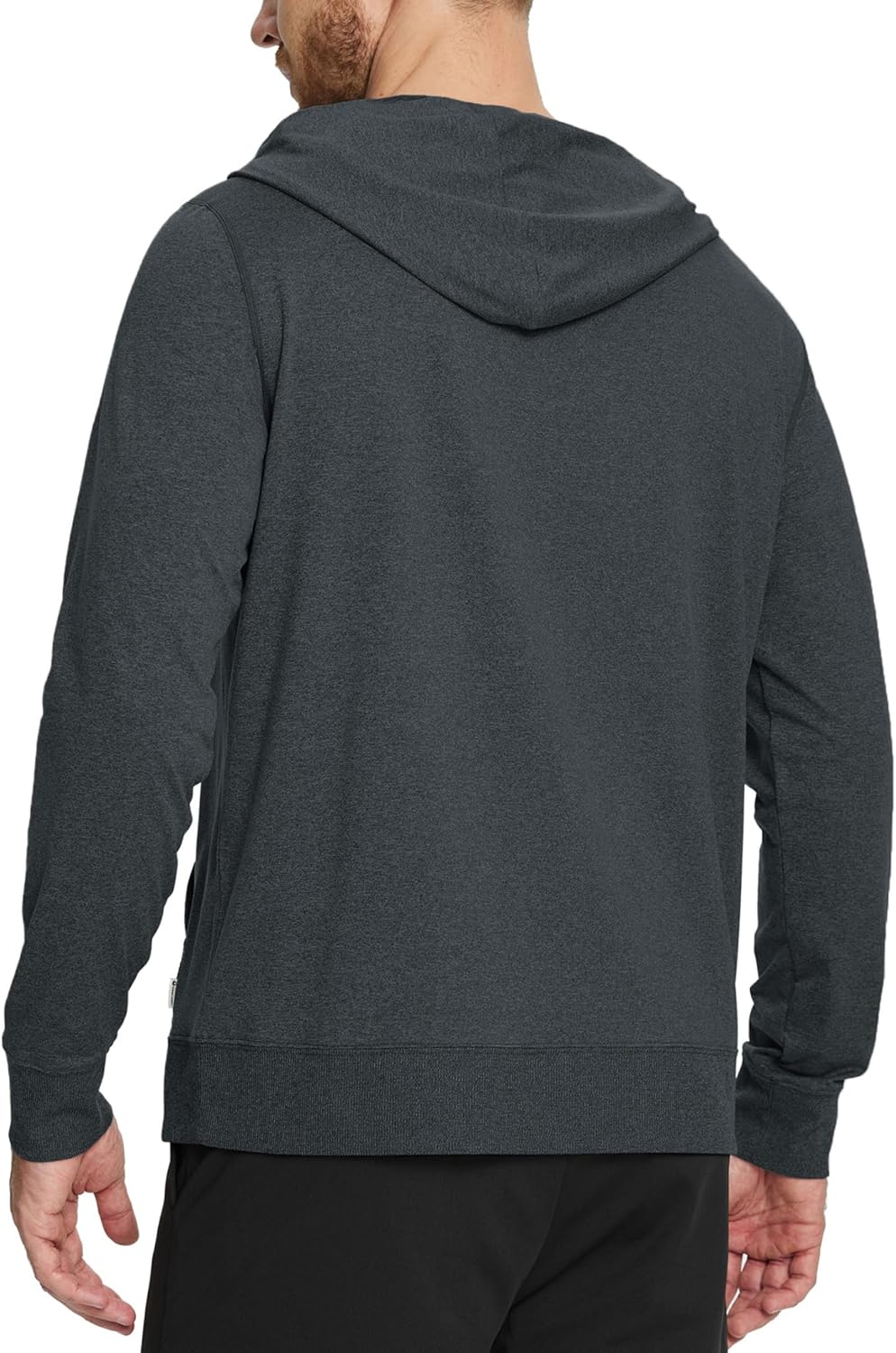 M MAELREG Mens Hoodies Pullover Performance Heather Kangaroo Pocket Thin Hooded Sweatshirt Athletic Golf Hoodies for Men - Image 3