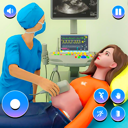 Schwangere Mutter Neugeborenes: Kindertagesstättenspiel