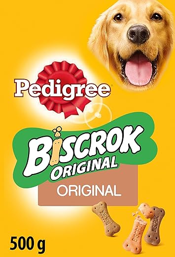 Pedigree – Snack para perros adultos Pedigree galletas Biscrok Multi Mix 500 g.
