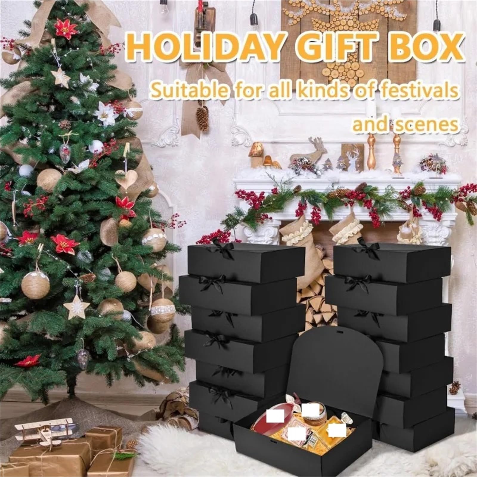 Geschenkbox 10 Stück Geschenkbox mit Deckel | Heiratsantragsbox des Bräutigams, luxuriöse Geschenkbox mit Schleife, geeignet for Hochzeiten, Geburtstage, Partys(Pink)