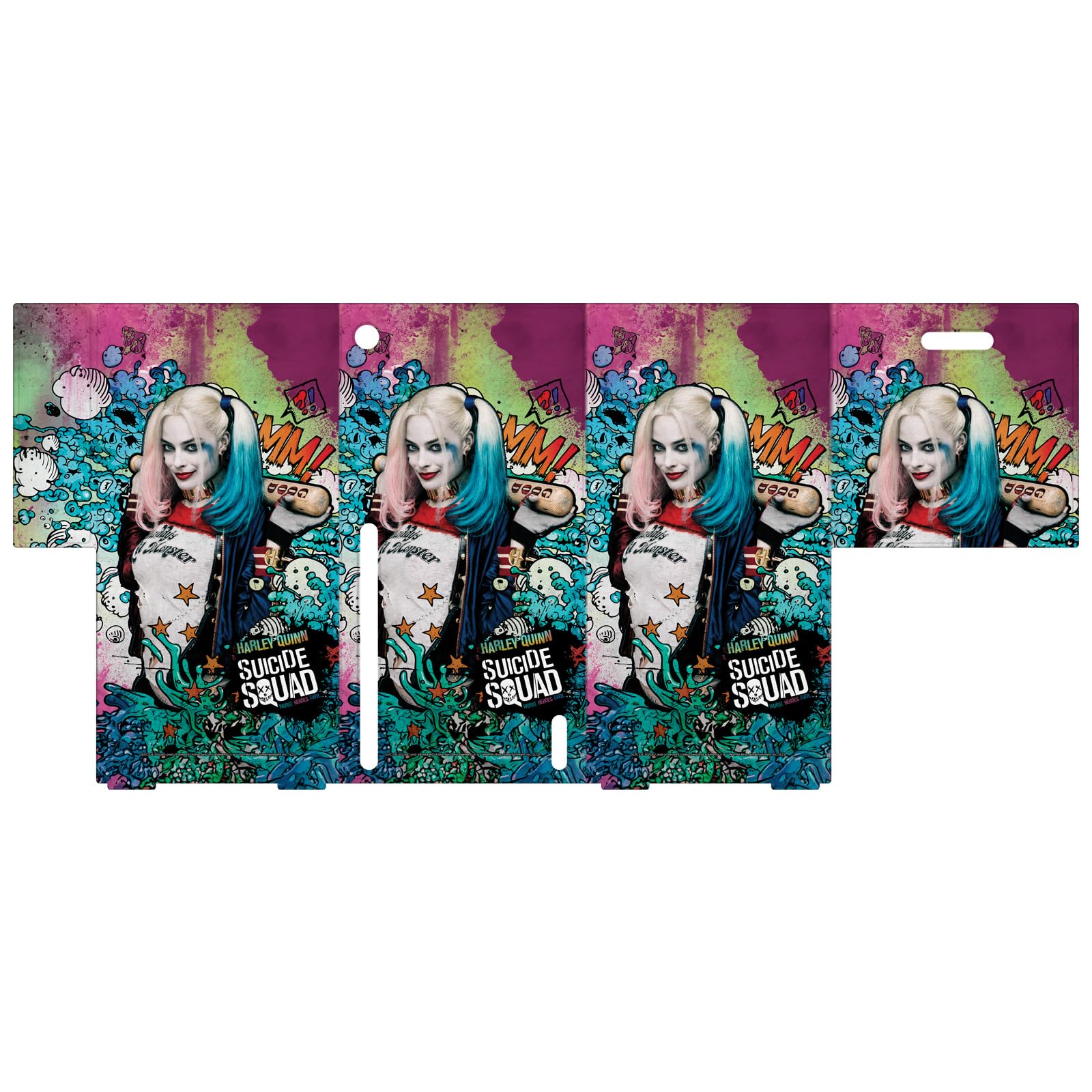 Head Case Designs Sous Licence Officielle Suicide Squad 2016 Affiche Harley Quinn Graphiques Enveloppement De Console De Jeu Et Skins Pour Manette De Jeu Ensemble compatible avec Xbox Series X