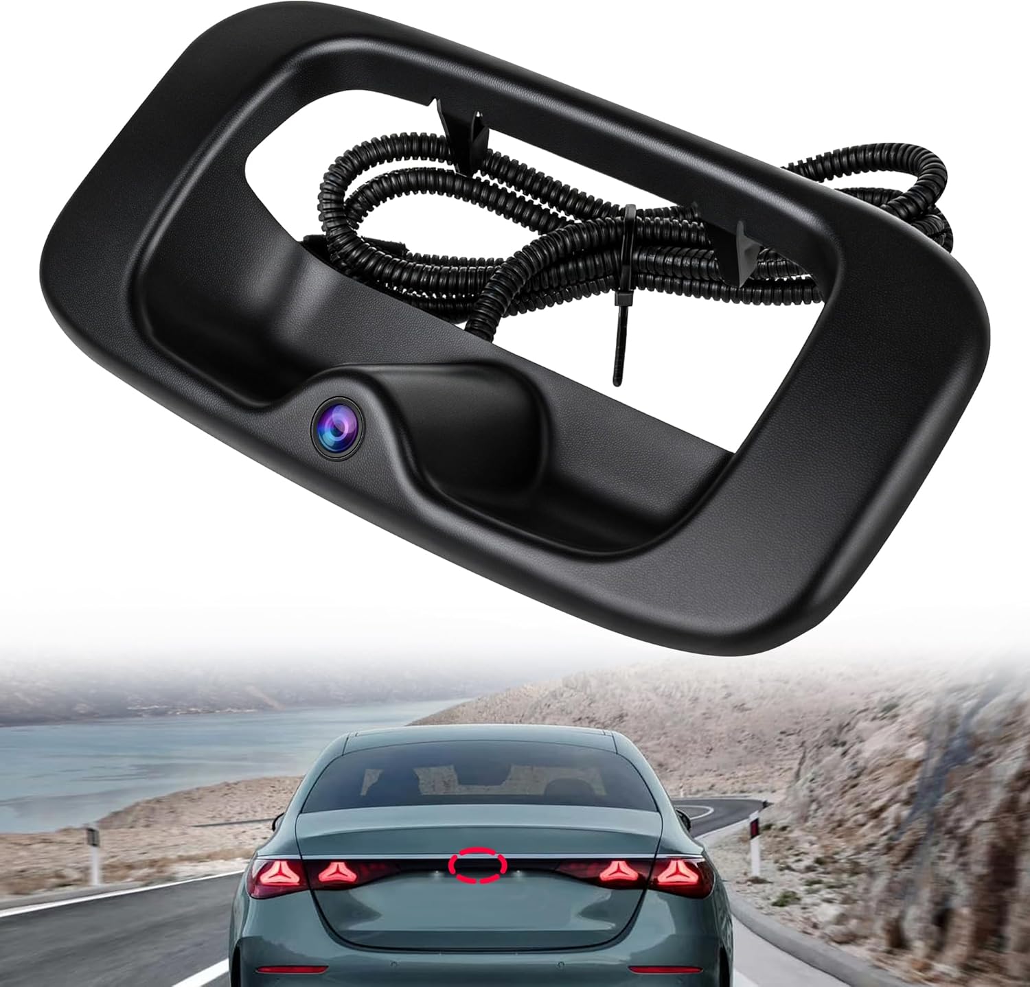 Backup Camera Rear View Parking Assist Camera 170° HD Night Vision for Chevy Silverado, for GMC Sierra 1500 2500 3500HD Classic 1999-2006, Replace 15997911,15228539,15228541,15228540,GM1915105