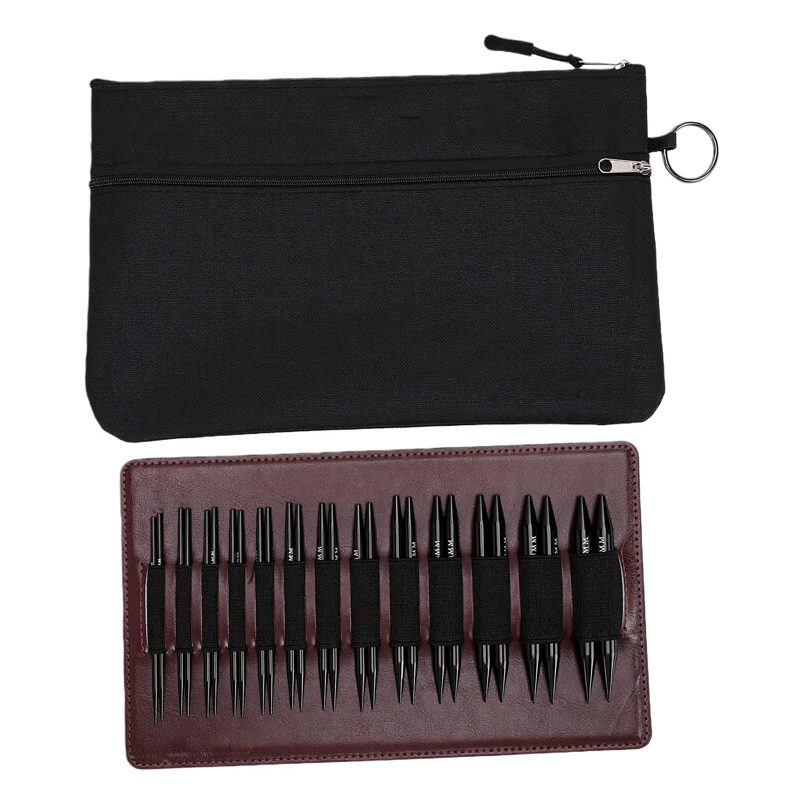 OVAQUIXI Juego de 13 Pares de Agujas Intercambiables de 3.0 a 10.0 Mm,
