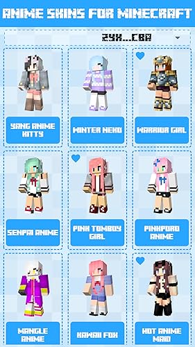 Anime Skins for Minecraft PE - Browse hundreds of the best anime skins and Apply your favorite ones
