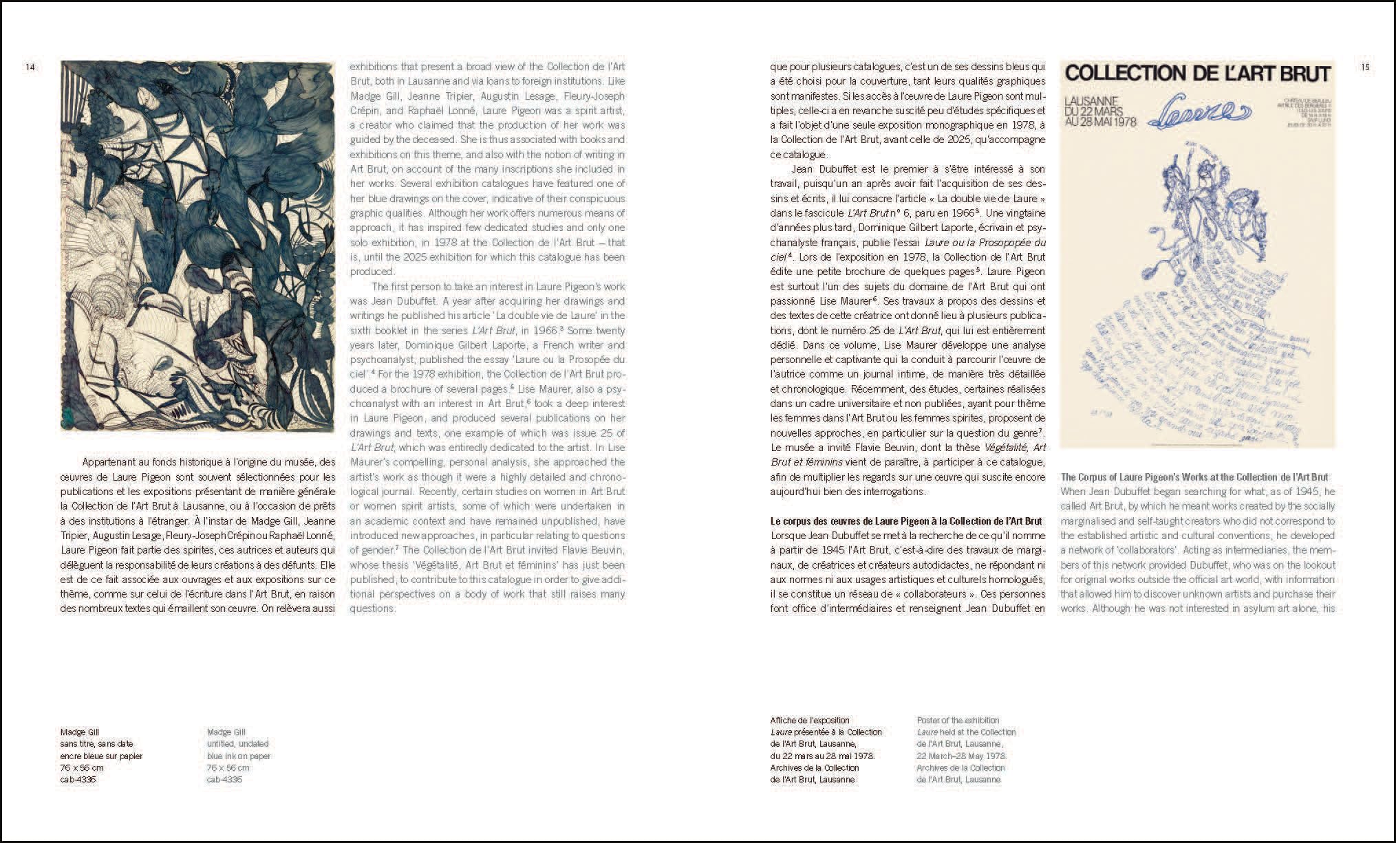 Laure Pigeon: Infiniment Bleu, Infinite Blue (Art Brut, la collection)