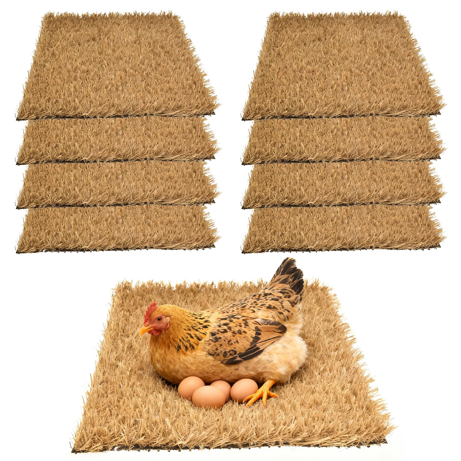 Inserti per nido di pollo 30x30 cm riutilizzabili set da 8