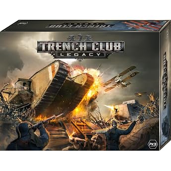 Trench Club Miniaturen Strategie Brettspiel im Ersten Weltkrieg mit Kampagne 1-4 Spieler ab 14 Jahren Epische Kampagne mit 10 Missionen je 2+ Std. Spielzeit Deutsch