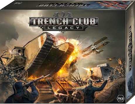 Trench Club Miniaturen Strategie Brettspiel im Ersten Weltkrieg mit Kampagne 1-4 Spieler ab 14 Jahren Epische Kampagne mit 10 Missionen (je 2+ Std. Spielzeit) (Deutsch)