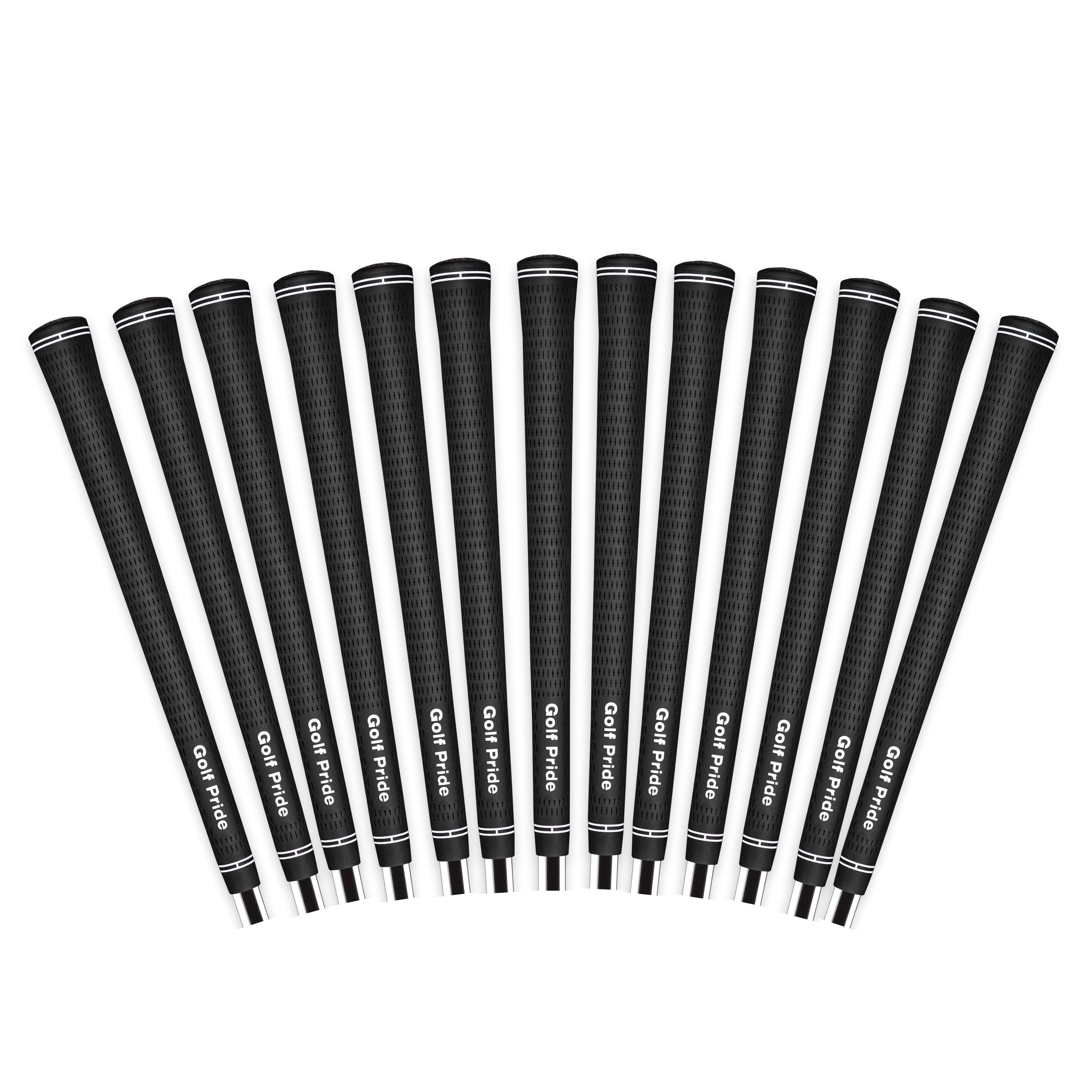 Golf Pride Tour Velvet Golf Grip - Durable Rubber Grip for Clubs - Features Anti-Slip Technology with Textured Surface - Midsize - 13 Pack - For Men & Women