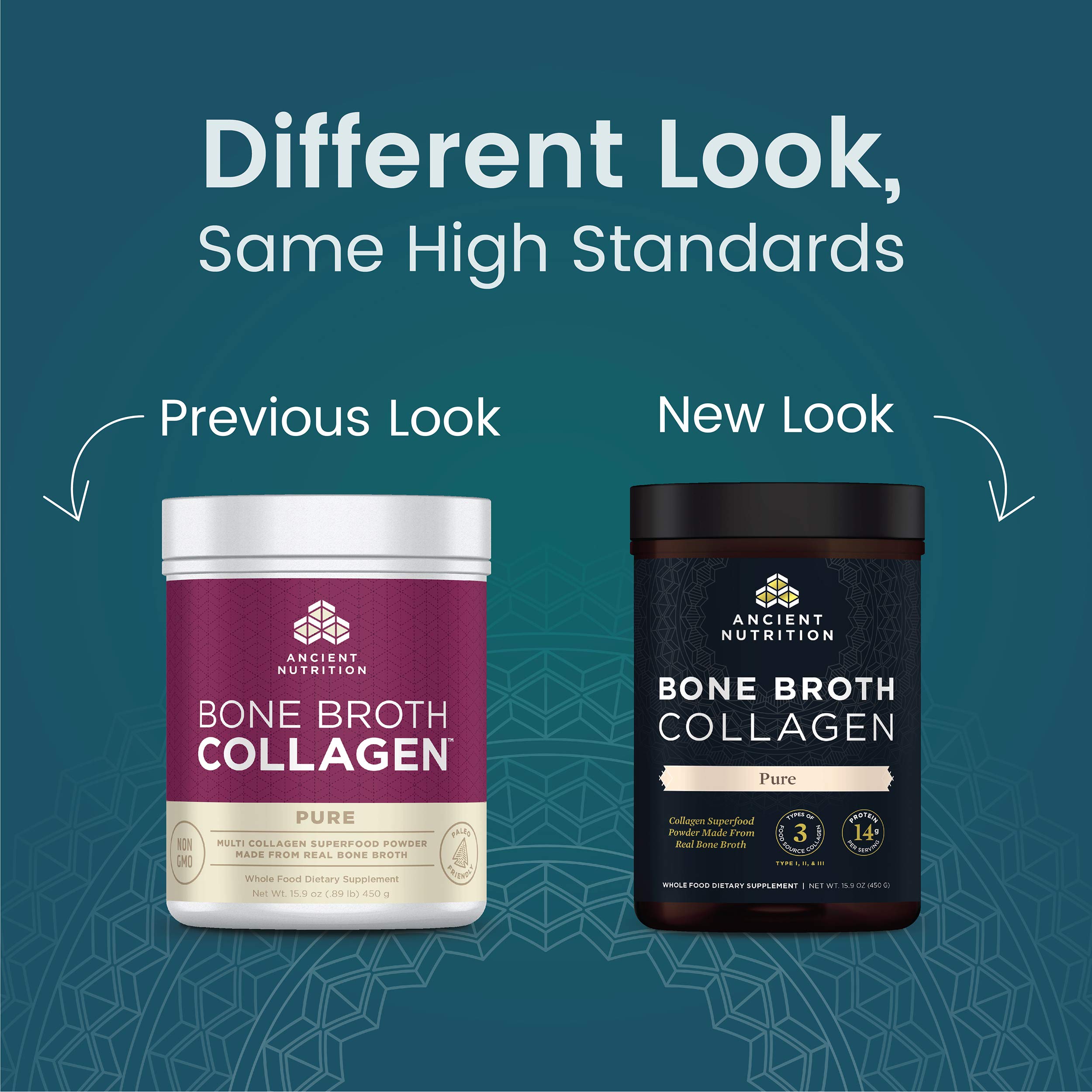 Buy Collagen Powder, Bone Broth Collagen by Ancient Nutrition, Pure