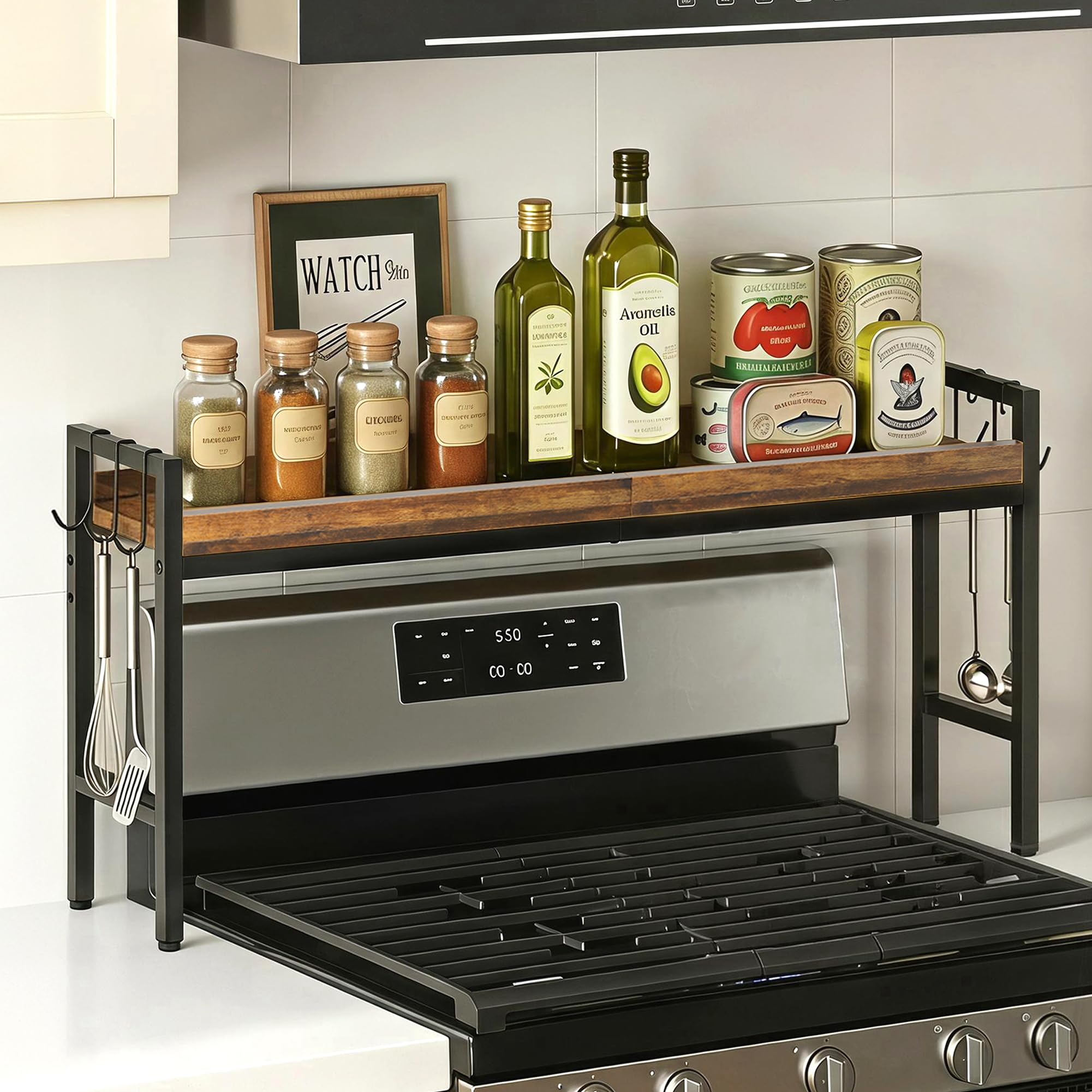 Photo 1 of BSTSLL 31 Inch Over the Stove Spice Rack