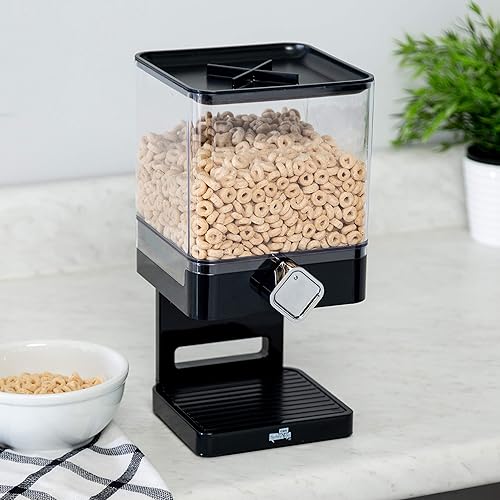 Miniatura 2 de Zevro Dispensador individual de comida seca edición compacta Negro