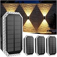 Applique Solare da Esterno, 3 Temperature di Colore Luci Solari da Esterno IP65 Impermeabili