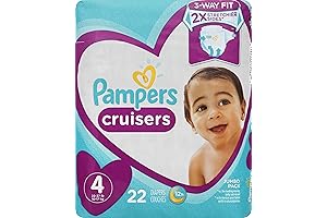 Pampers Size 4 Cruisers: Reliable Protection for Your Active Baby