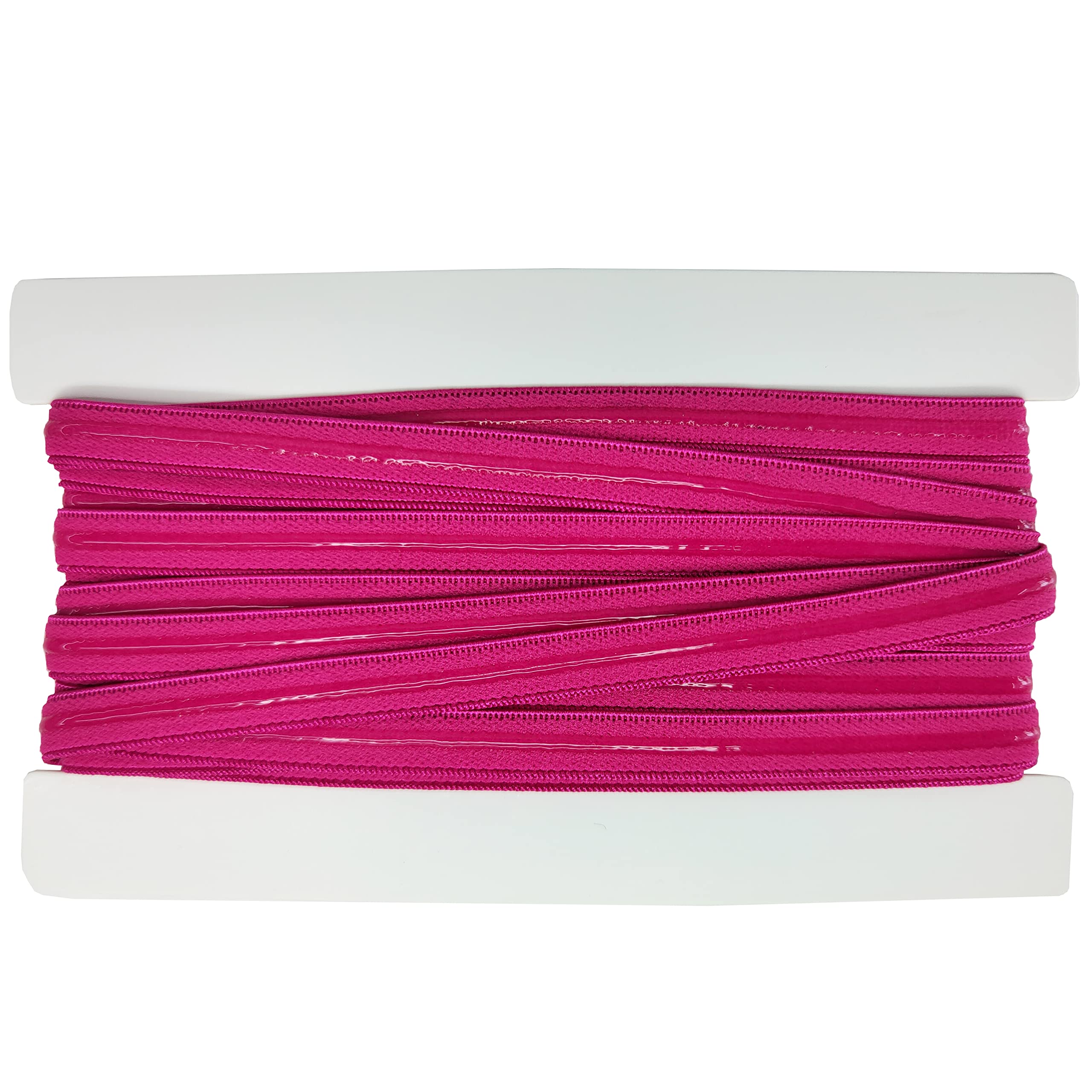 Multi Colors Stretchy Silicone Elastic Tape 10mm Width for Garment Accessory 5 Yards per Roll (Azalea)