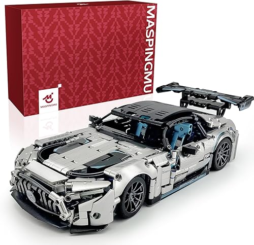 Kit de modelo de bloque de construcción de Supercar, ANG GTR BS, juego de autos deportivos coleccionables para adultos, modelo de superdeportivo a