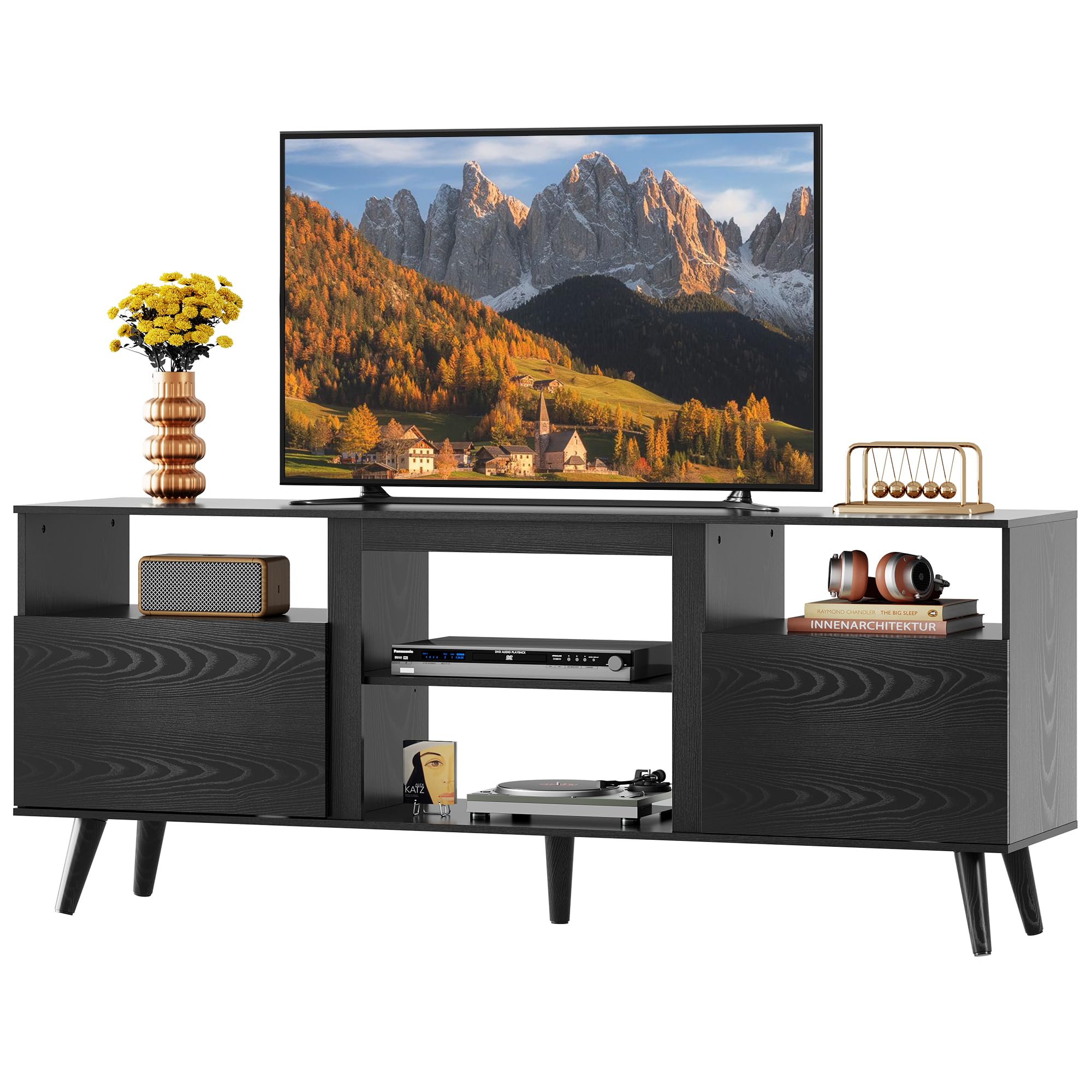 Amazon.com: WLIVE Mid-Century Modern TV Stand for 55 60 65 Inch TV