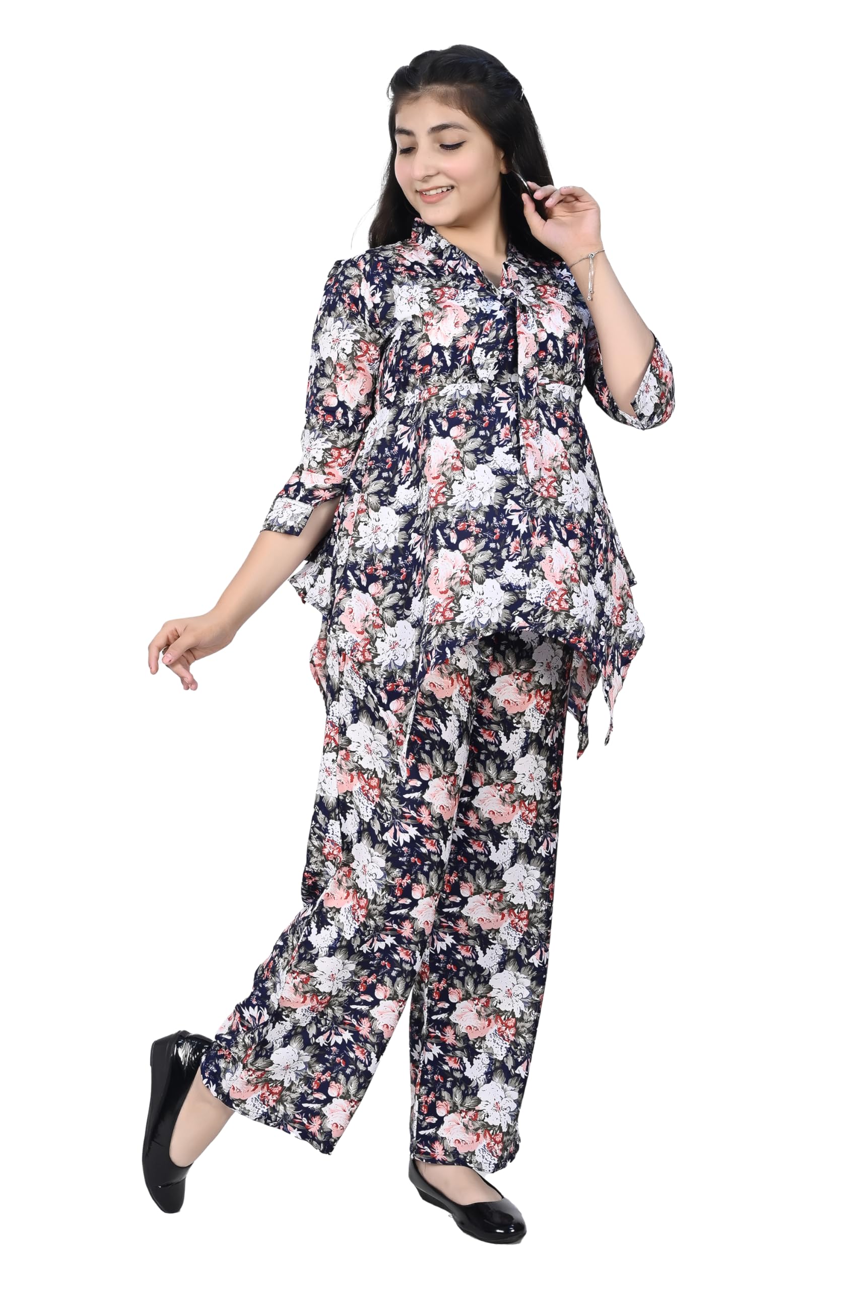 LIME 'N' LEMON Co-Ord Set (Blue, 14-15 Years) 1