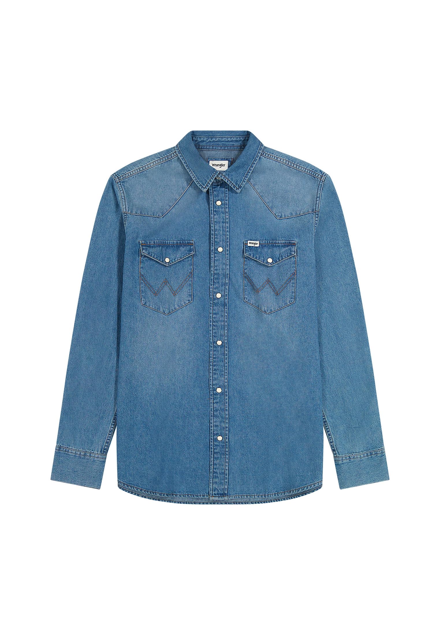 Wrangler Herren Ms71319 Arbeitshemd