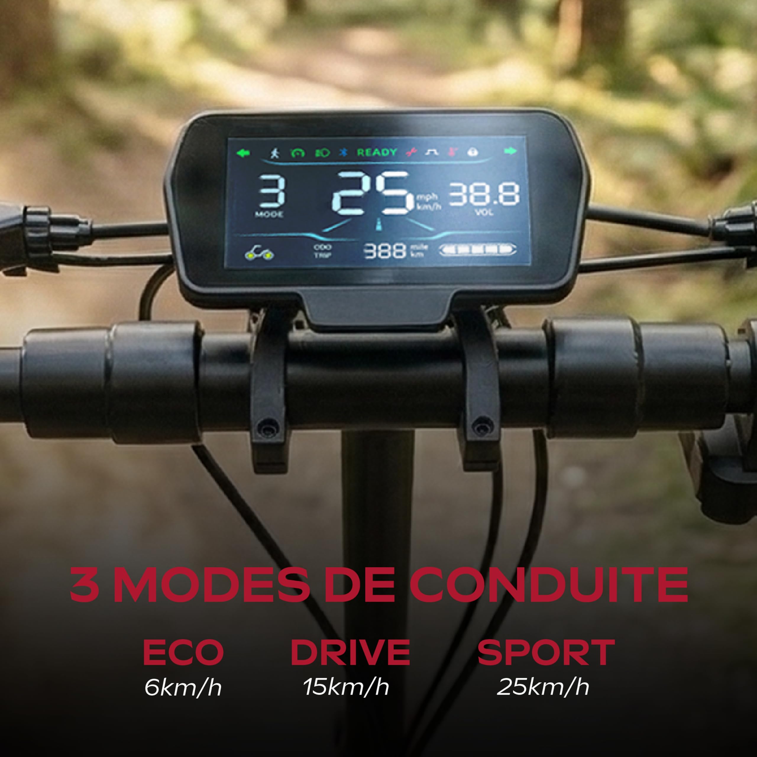 Trottinette Électrique Adulte UrbanGlide ECROSS GO – Autonomie Jusqu'a 50 km - Pneu Tubeless 10" - Batterie 54V - Poids 22Kg