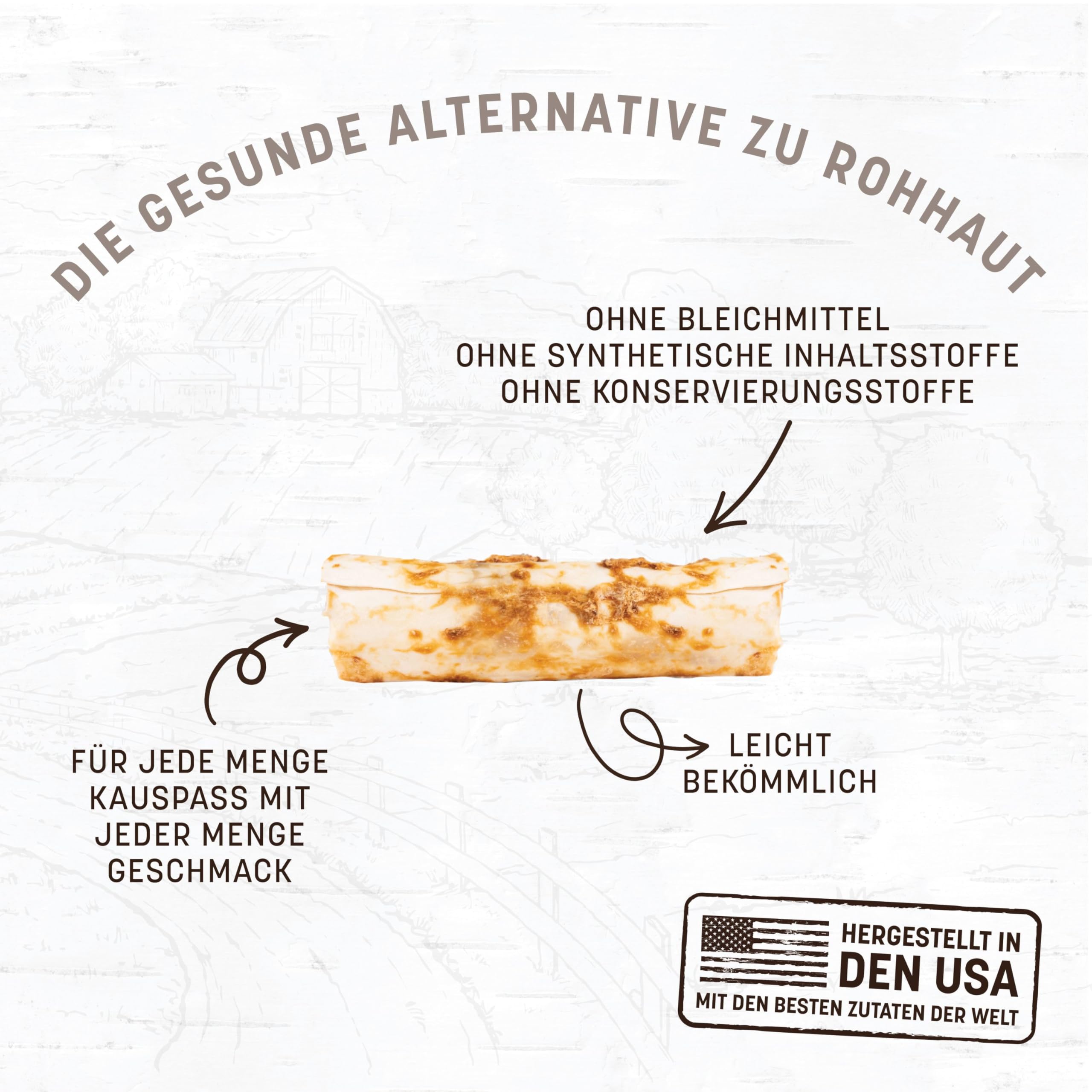 Earth Animal No Hide Small Leckerli mit Rindfleischgeschmack, natürlich, ohne Rohhaut; Langlebige Leckerli für Hunde – Leckerli für Hunde Kleiner Rassen (2 Kausnacks für Hunde)