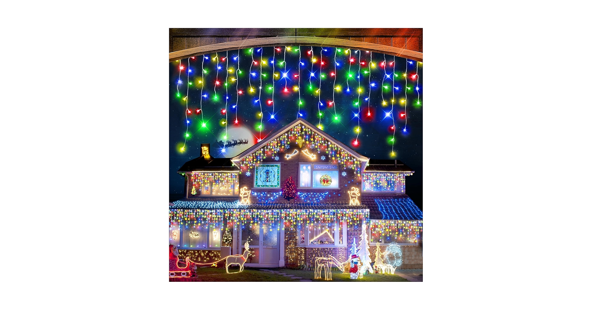 MERRY Xmas*↟⍋*↟⁡⁡ ★SALE★ 即購入OK！ QHLXJYY 164 FT Christmas Lights Outdoor Decorations 1500 LED