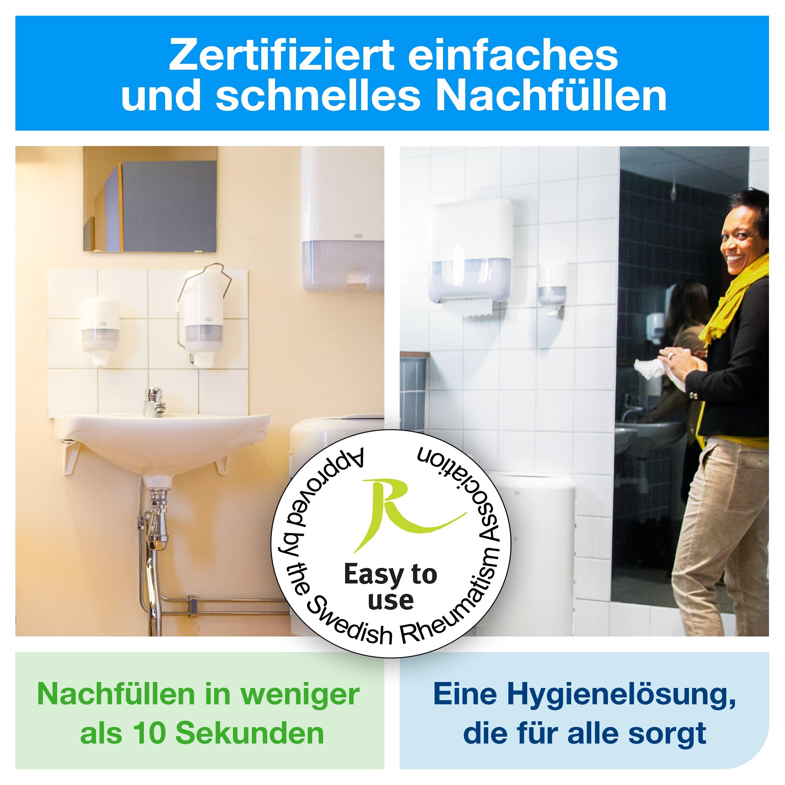 Tork 420302, Reiniger Hygiene, für S2 Spender-Systeme, 8 x 475 ml