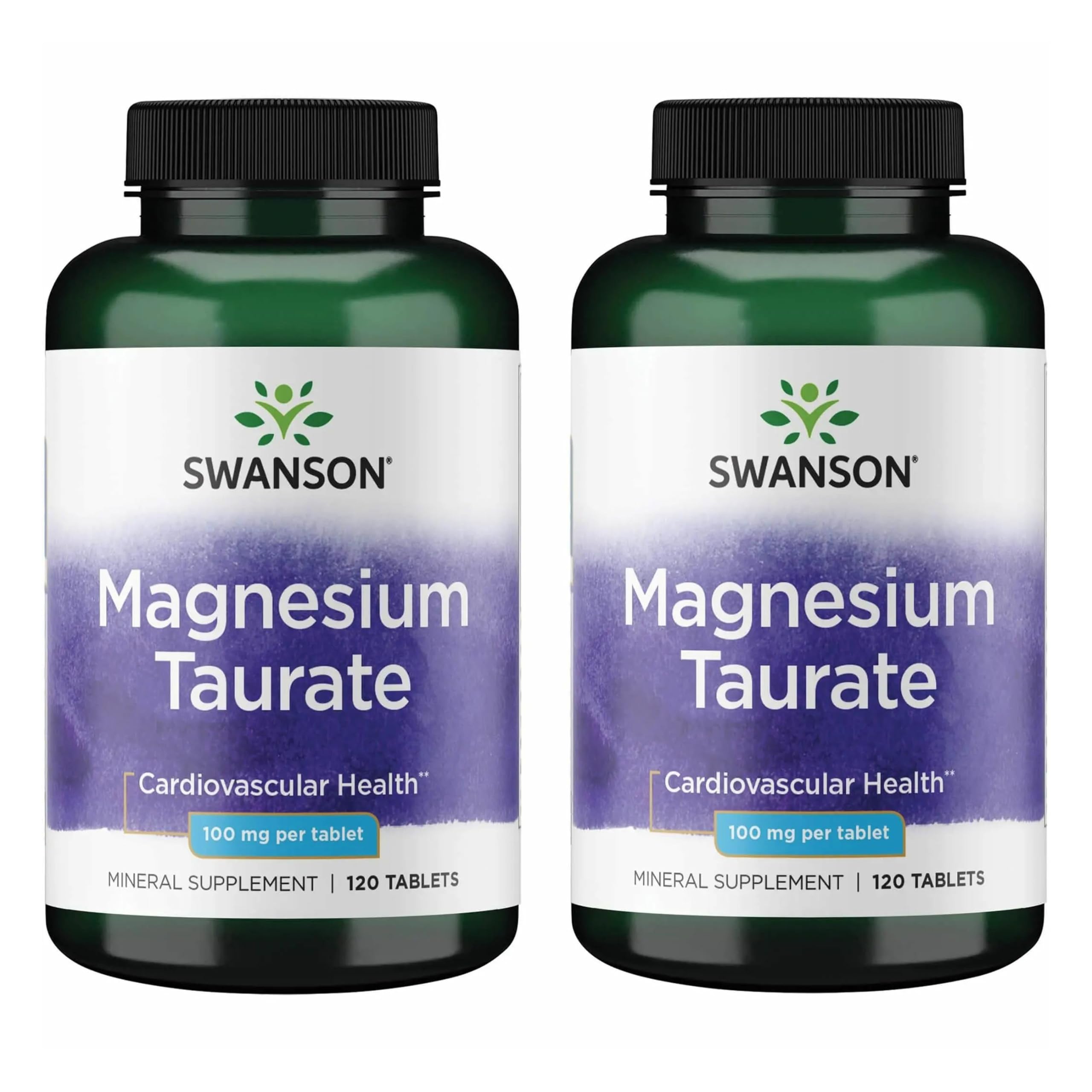 Swanson Magnesium Taurate, 100 mg, 120 Vegan Tablets — Amazon image 9