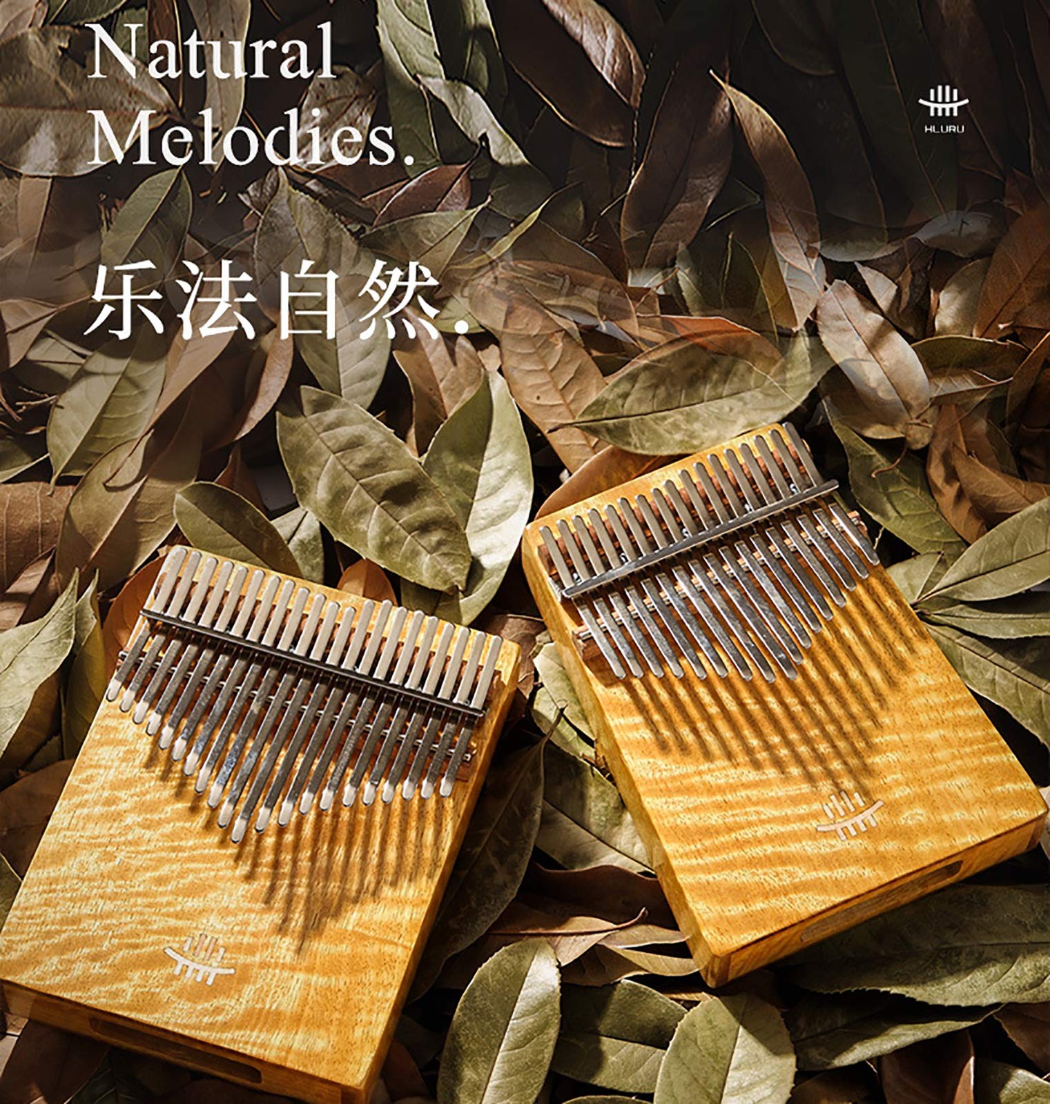 Kalimba Thumb Piano 17/21 Teclas, Exclusivo Piano de Madera con Sombra Dorada (trae Aroma) con Pastilla, Martillo de afinación, Caja, cancionero, Regalo para niños Adultos Principiantes