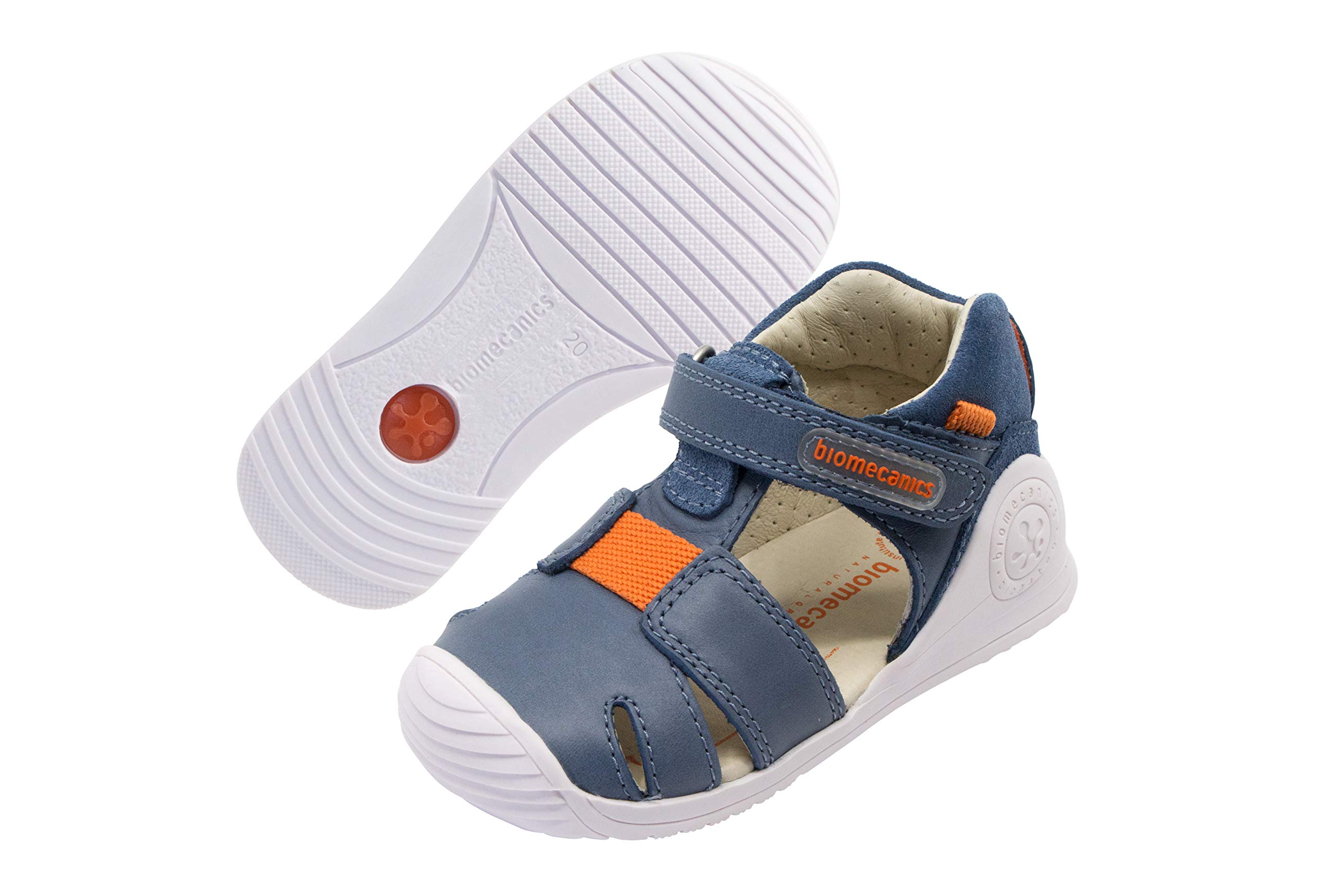 Biomecanics 202141 Sandalias, Bebé-​niños, Azul (Petroleo (Kaiser) Paprika), 18 EU (2/​3 Infantil UK)