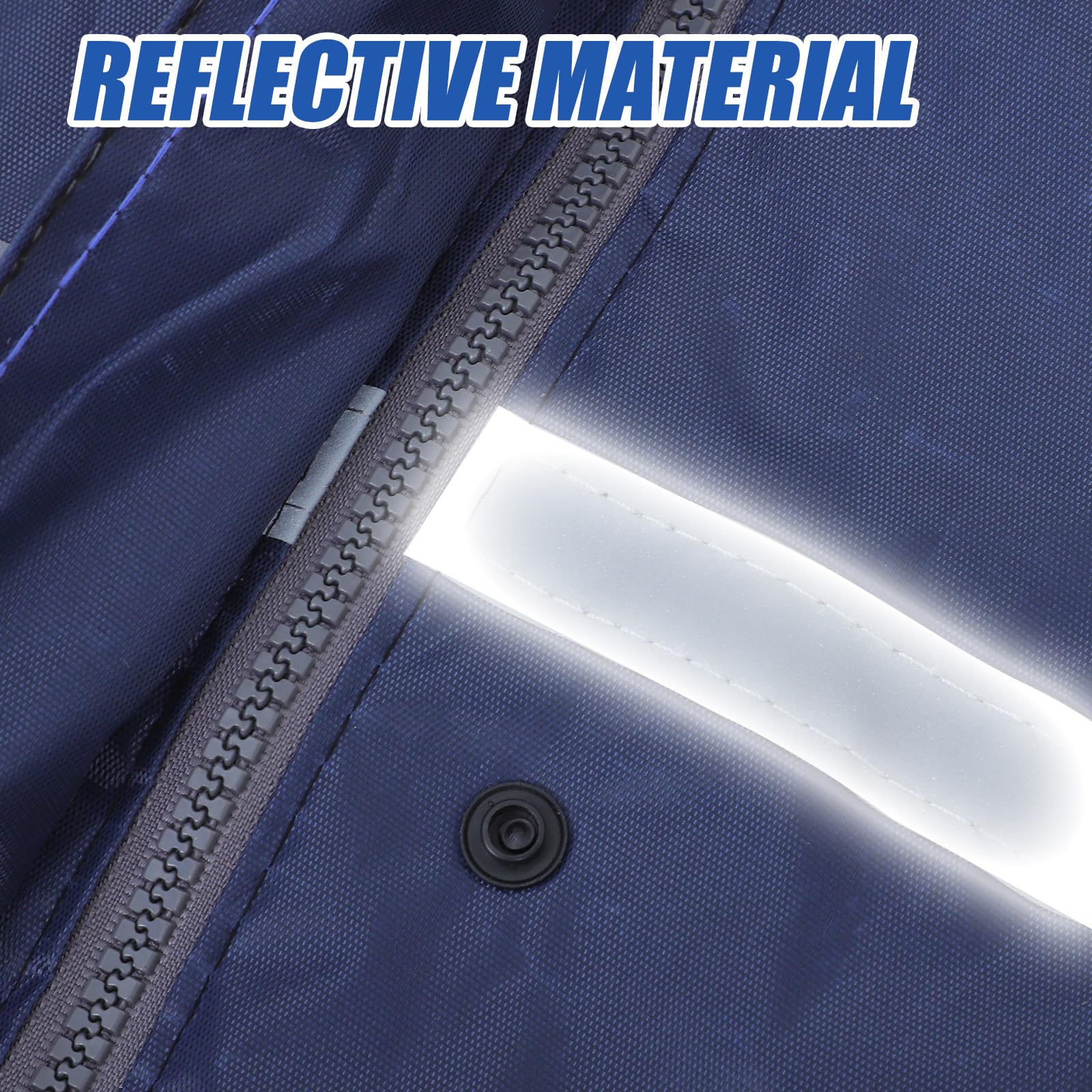 Conjunto Reflectante para Motocicleta y Bicicleta, Chaqueta y Pantalones de Lluvia de Doble Capa, Talla XL para Adultos, Resistente al Viento y Lluvia, Adecuado para Actividades