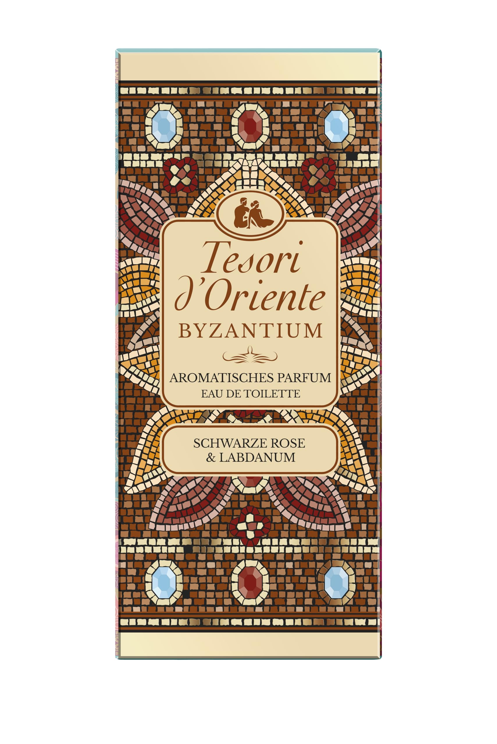 Tesori d'Oriente EDT Byzantium 100 ml, aromatyczne perfumy (czarna róża i ladanum), w aluminiowym flakonie, rytuał wellness dla ciała i zmysłów