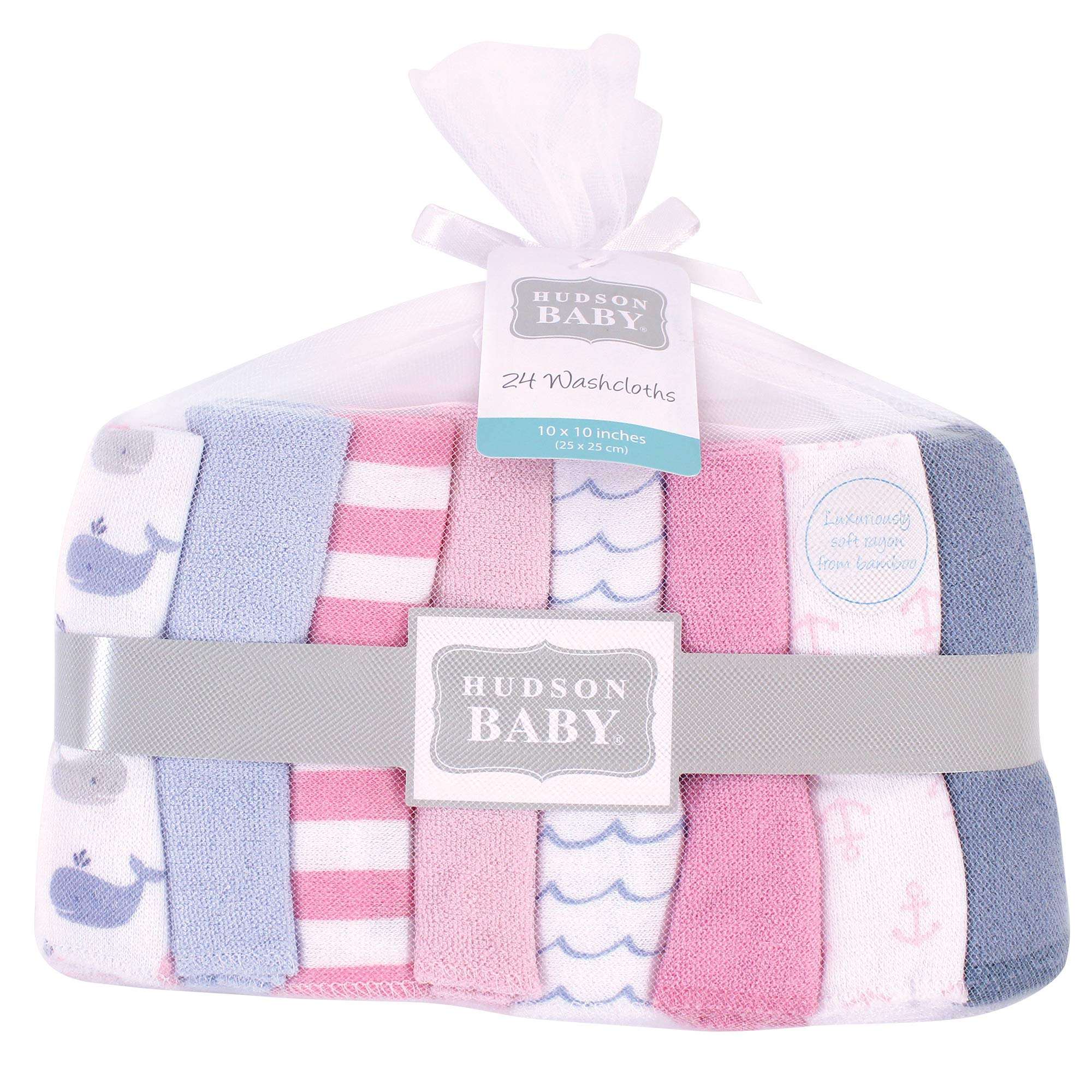 Hudson Baby Paños Unisex De Rayón Tejido De Bambú Para