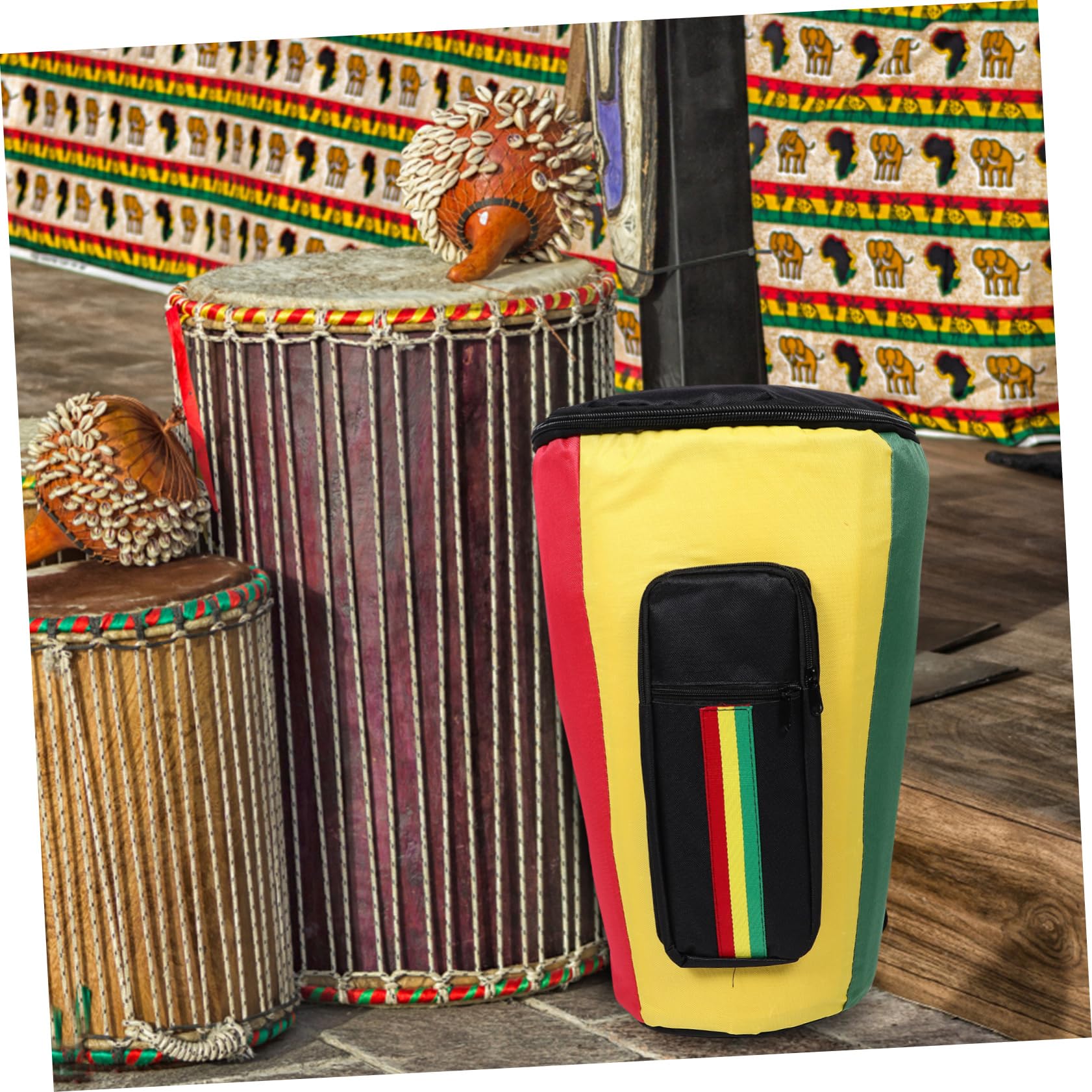 10-zoll Djembe Trommelrucksack aus Oxford für Reise und Lagerung