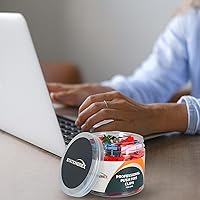 Vista 4 de 100 alfileres de empuje con clip de madera para decoración de aula, clips coloridos con pines resistentes para tablón de anuncios y tableros