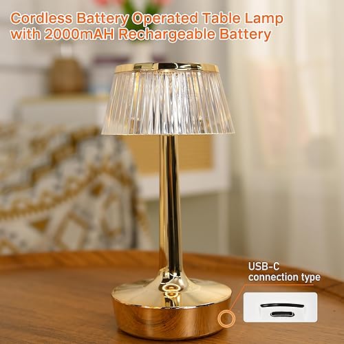 Miniatura 6 de SOL HOME AND GARDEN SHAG - Lámpara de mesa con forma de hongo de cristal para dormitorio, lámpara portátil de mesita de noche, lámpara con