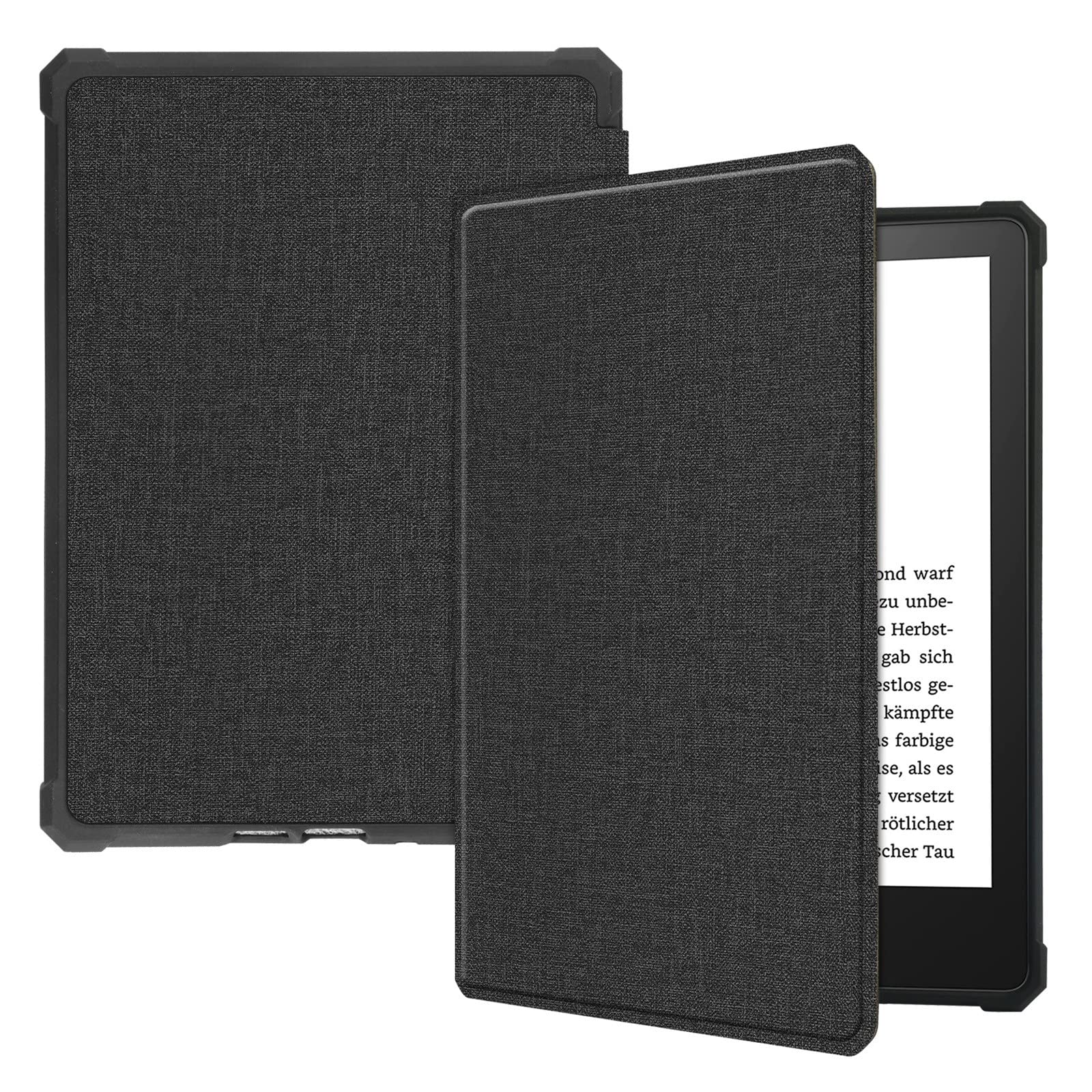 fasloyu Case Compatible with Kindle Paperwhite - Ultra thin Light TPU Denim Pattern Protective Cover for Kindle Paperwhite 11th Generation 6.8" 2021 Releas, w/Auto Sleep Wake, Four Corner Thicked